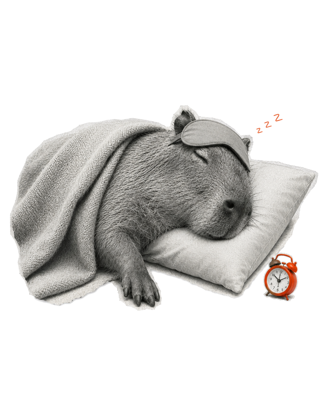 Kapibara śpi bo lubi